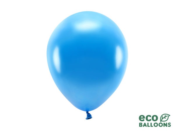 Eco Balloons 26cm metallic blue