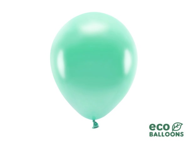 Eco Balloons 26cm metallic dark mint