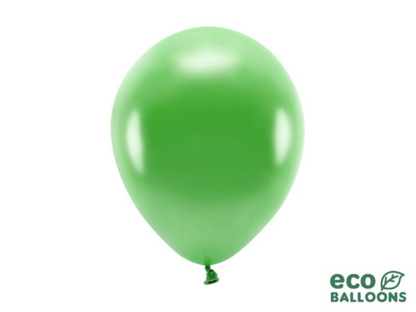 Eco Balloons 26cm metallic green grass