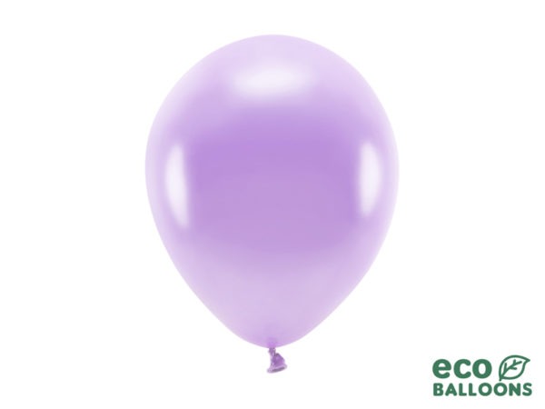 Eco Balloons 26cm metallic lavender