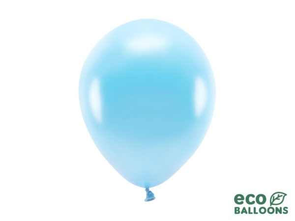 Eco Balloons 26cm metallic light blue