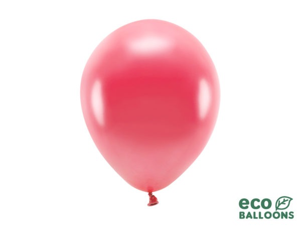 Eco Balloons 26cm metallic light red