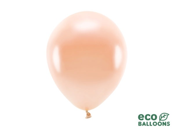 Eco Balloons 26cm metallic peach