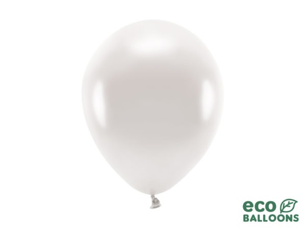 Eco Balloons 26cm metallic pearl