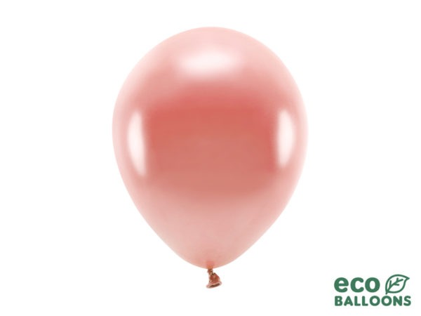 Eco Balloons 26cm metallic rose gold