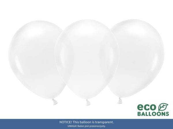 Eco Balloons 30cm crystal clear 2