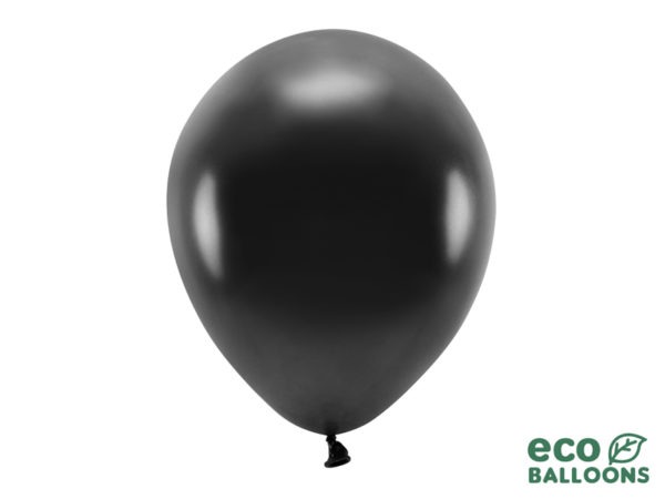 Eco Balloons 30cm metallic black