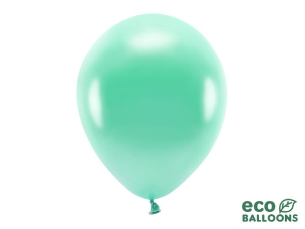 Eco Balloons 30cm metallic dark mint