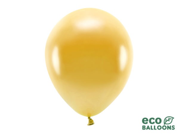 Eco Balloons 30cm metallic gold