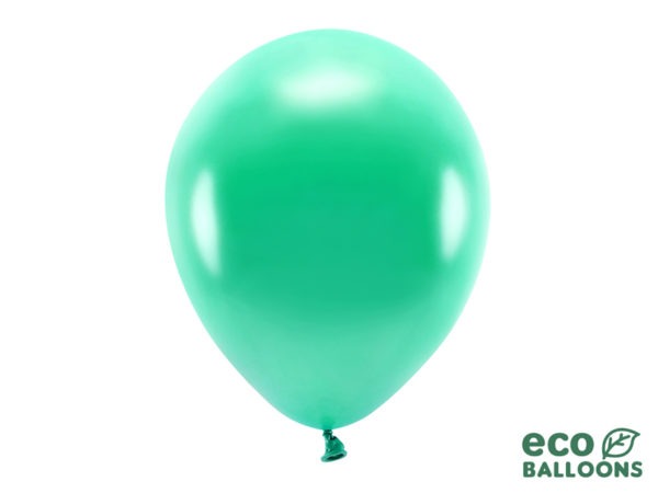 Eco Balloons 30cm metallic green