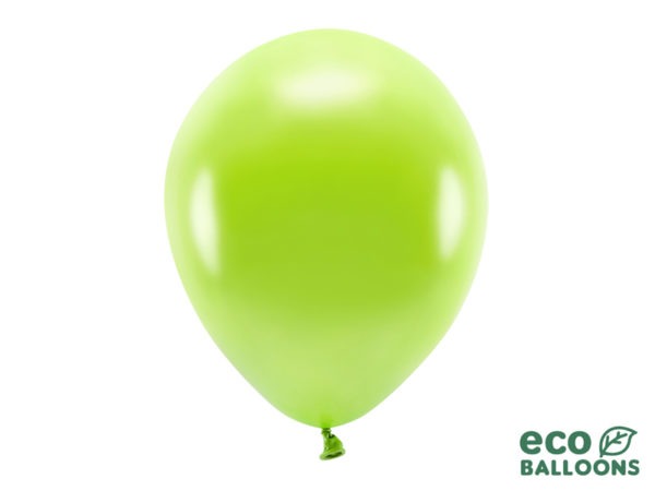 Eco Balloons 30cm metallic green apple