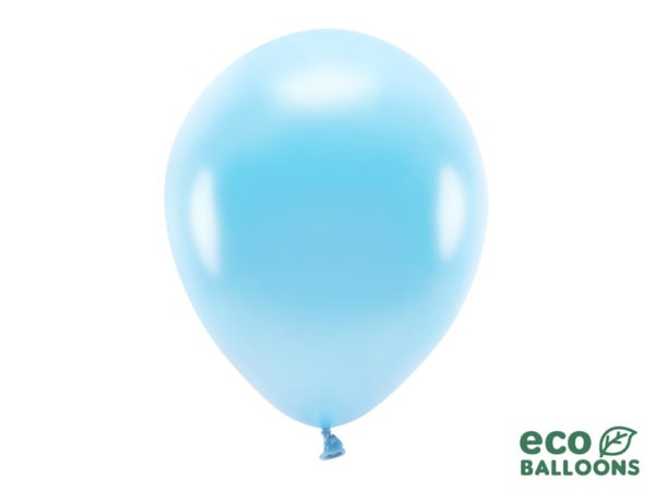 Eco Balloons 30cm metallic light blue