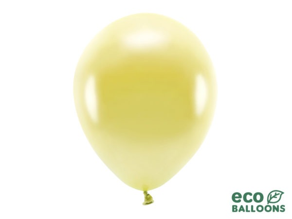 Eco Balloons 30cm metallic light gold