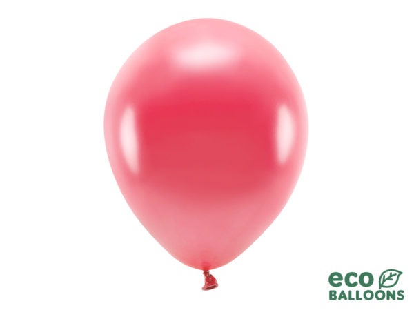 Eco Balloons 30cm metallic light red