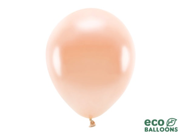 Eco Balloons 30cm metallic peach