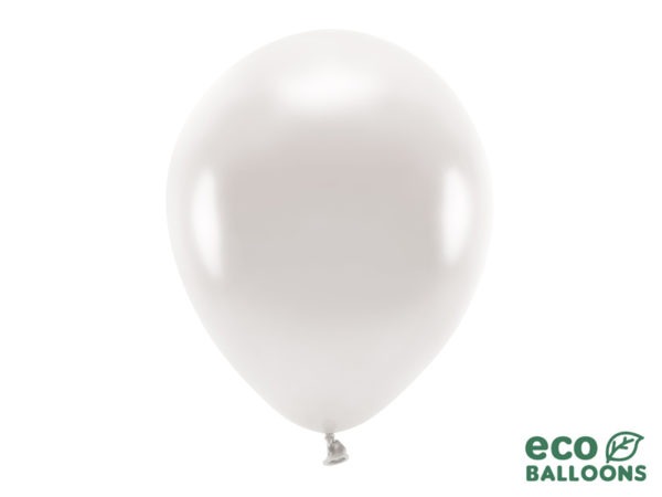 Eco Balloons 30cm metallic pearl