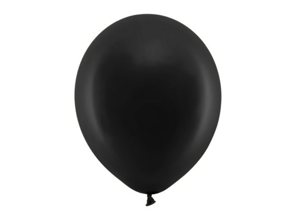 Rainbow Balloons 30cm pastel black