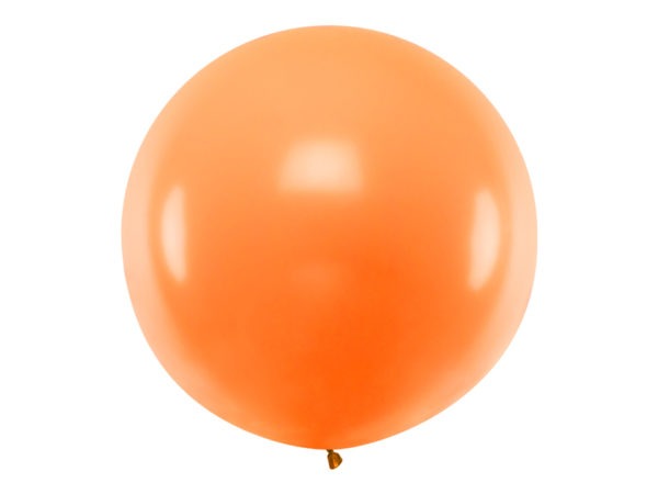 Round Balloon 1m Pastel Orange