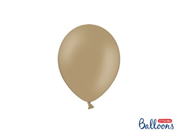 Strong Balloons 12cm Pastel Cappuccino