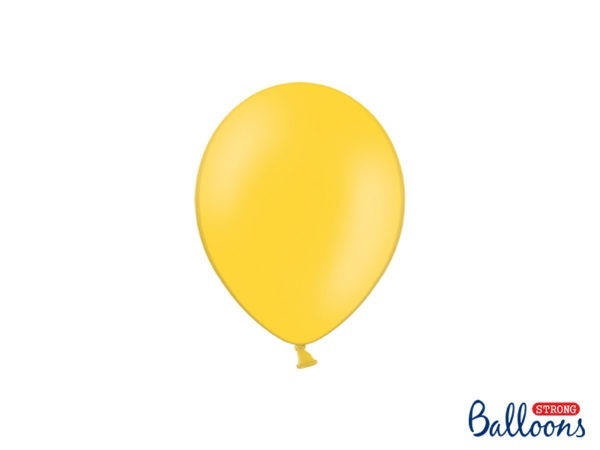 Strong Balloons 12cm Pastel Honey Yellow