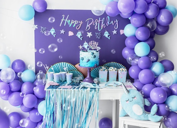 Strong Balloons 12cm Pastel Lavender Blue 2