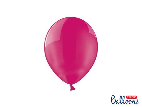 Strong Balloons 23cm Crystal Hot Pink