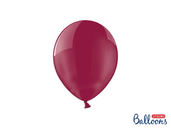 Strong Balloons 23cm Crystal Maroon