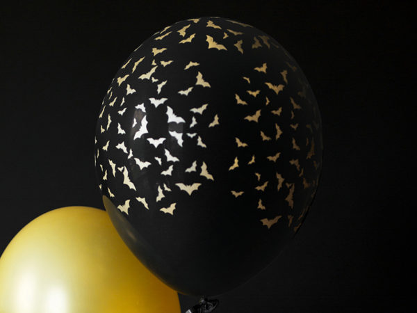 Balloons 30 cm Bats Pastel Black 3