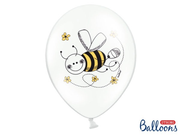 Balloons 30cm Bees Pastel Mix 2