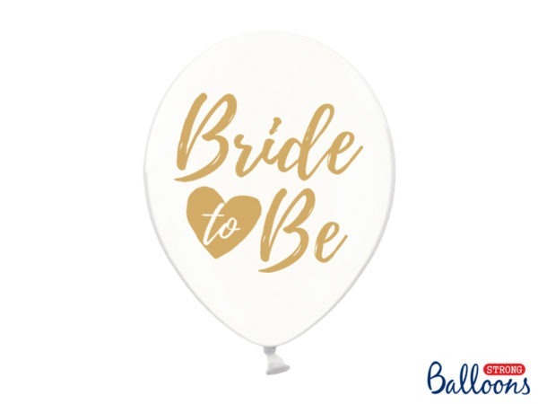 Balloons 30cm Bride to be Crystal Clear