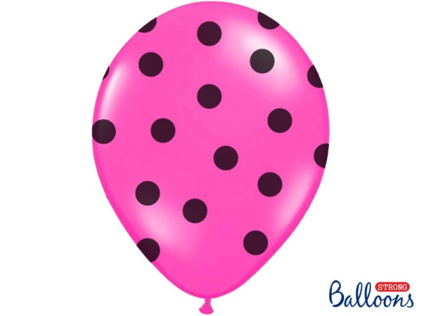 Balloons 30cm Dots Pastel Hot Pink 2