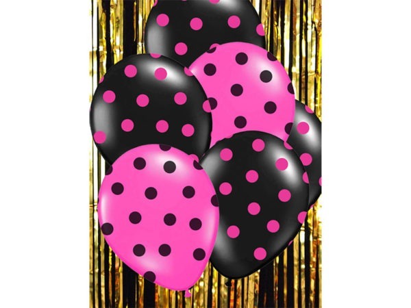 Balloons 30cm Dots Pastel Hot Pink 3