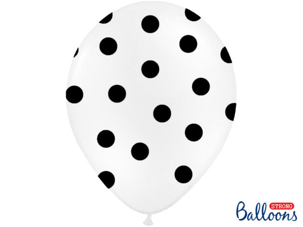 Balloons 30cm Dots Pastel Pure White 2