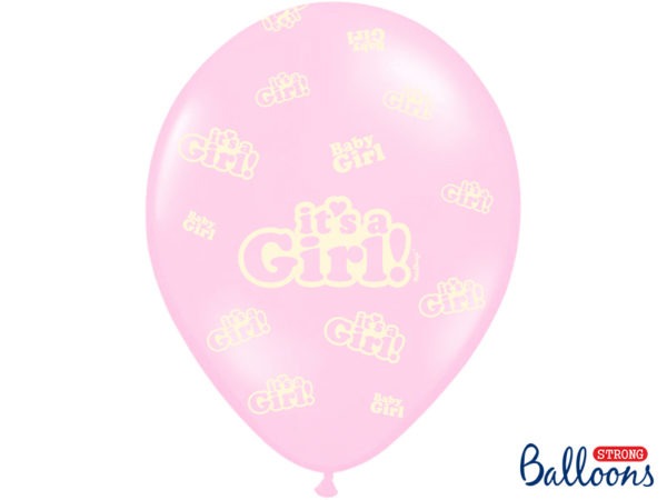 Balloons 30cm Its a Girl Pastel Mix 4