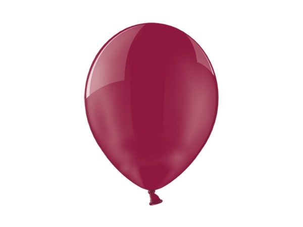 Balony 23cm Crystal Burgundy