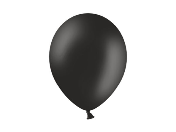 Balony 23cm Pastel Black