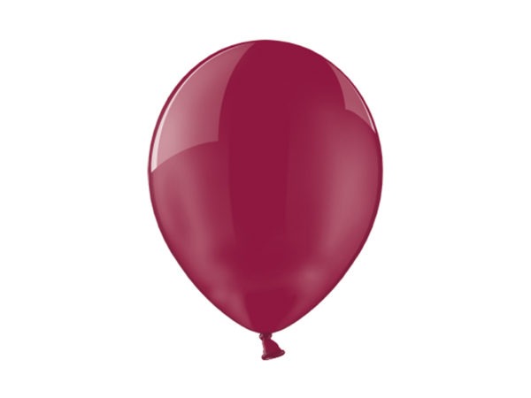 Balony 27cm Crystal Burgundy