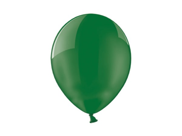 Balony 27cm Crystal Green