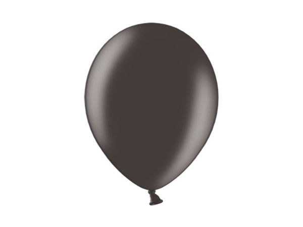 Balony 27cm Metallic Black