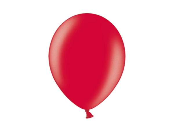 Balony 27cm Metallic Cherry Red