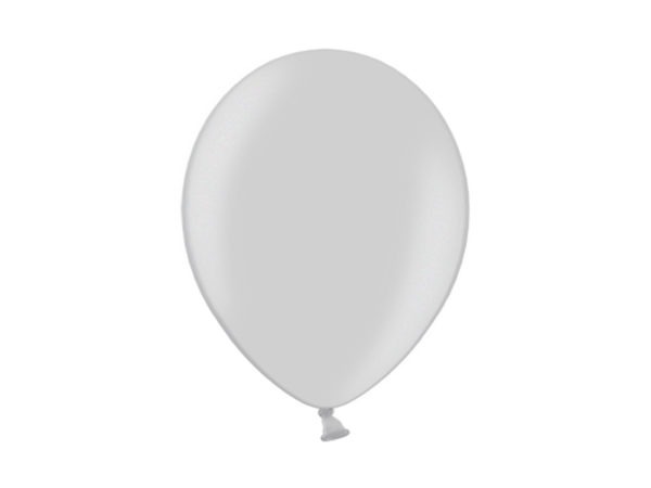 Balony 27cm Metallic Silver