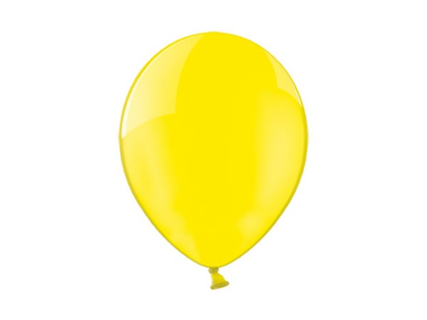 Balony 30cm Crystal Yellow