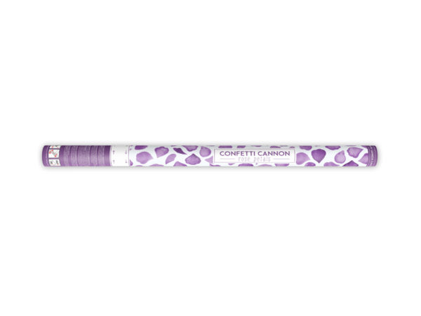 Canon a confettis aux petales de rose lilas 80cm