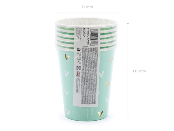 Paper cups Cactus mix 220ml 5