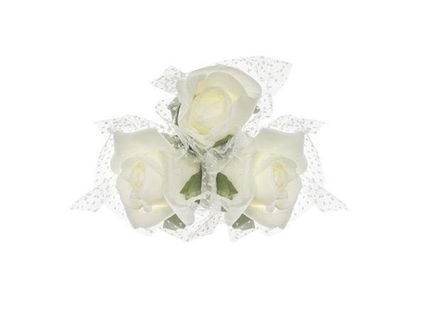 Posies avec ventouses creme 10cm