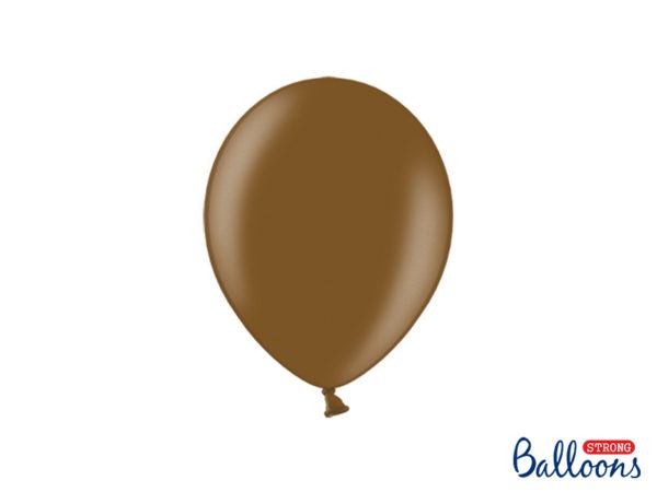 Strong Balloons 23cm Metallic Chocolate Brown