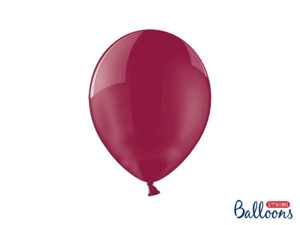 Strong Balloons 27cm Crystal Maroon