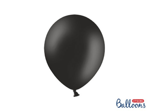 Strong Balloons 27cm Pastel Black