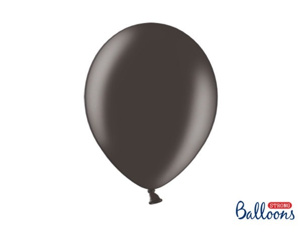 Strong Balloons 30cm Metallic Black