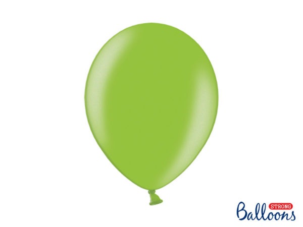 Strong Balloons 30cm Metallic Bright Green